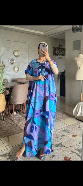 Boubou Marocain multicolore