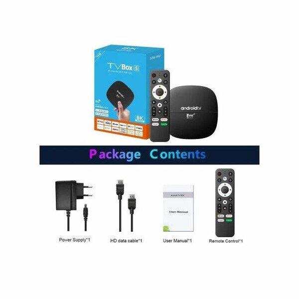 Boîtier TV Android 13.0 16+256GB