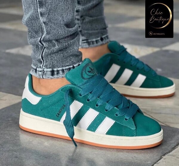 Baskets Vertes Style Urbain