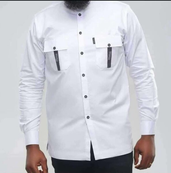 Chemise élégante blanche homme