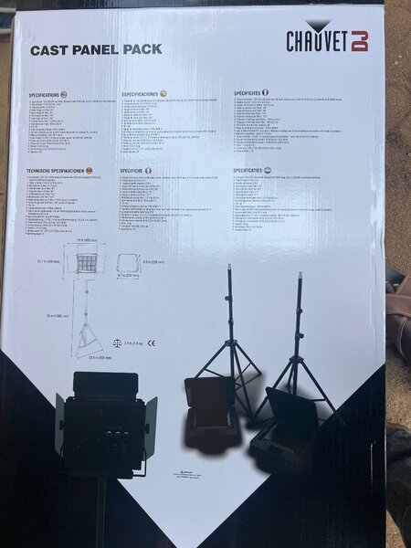 Chauvet DJ Cast Panel Pack LED