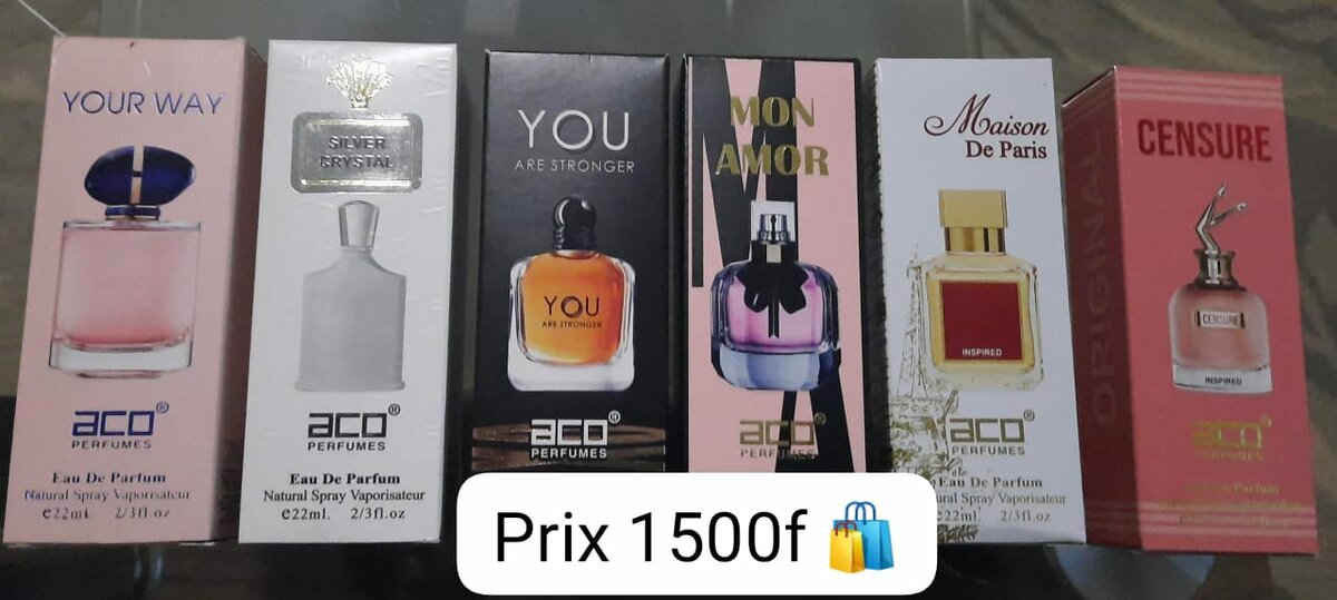 Parfum homme et femme