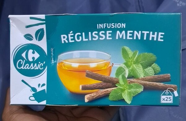 Infusion Réglisse Menthe x25