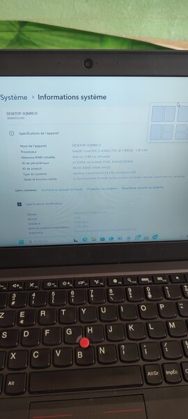 Ordinateur Lenovo core i5