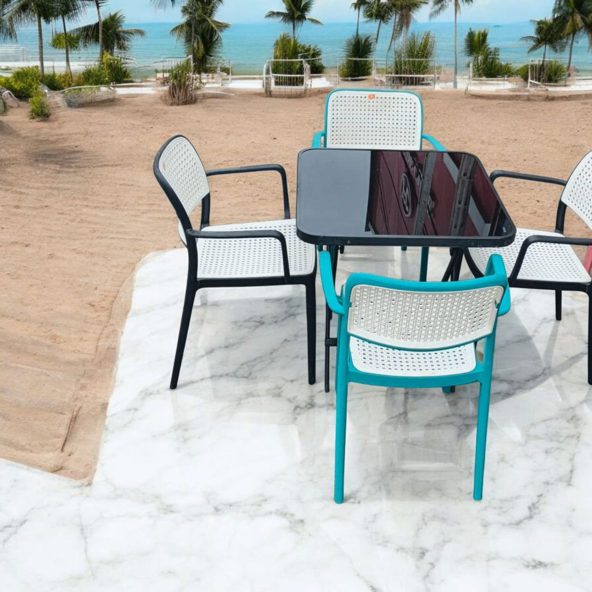 Ensemble de jardin moderne