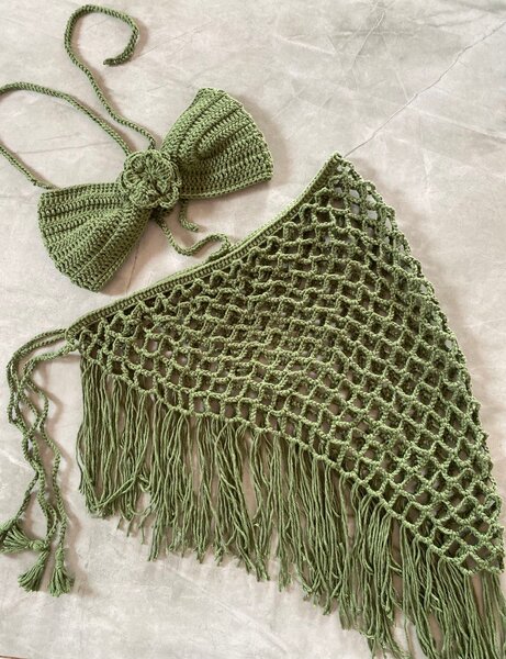 Bikini en crochet bohème