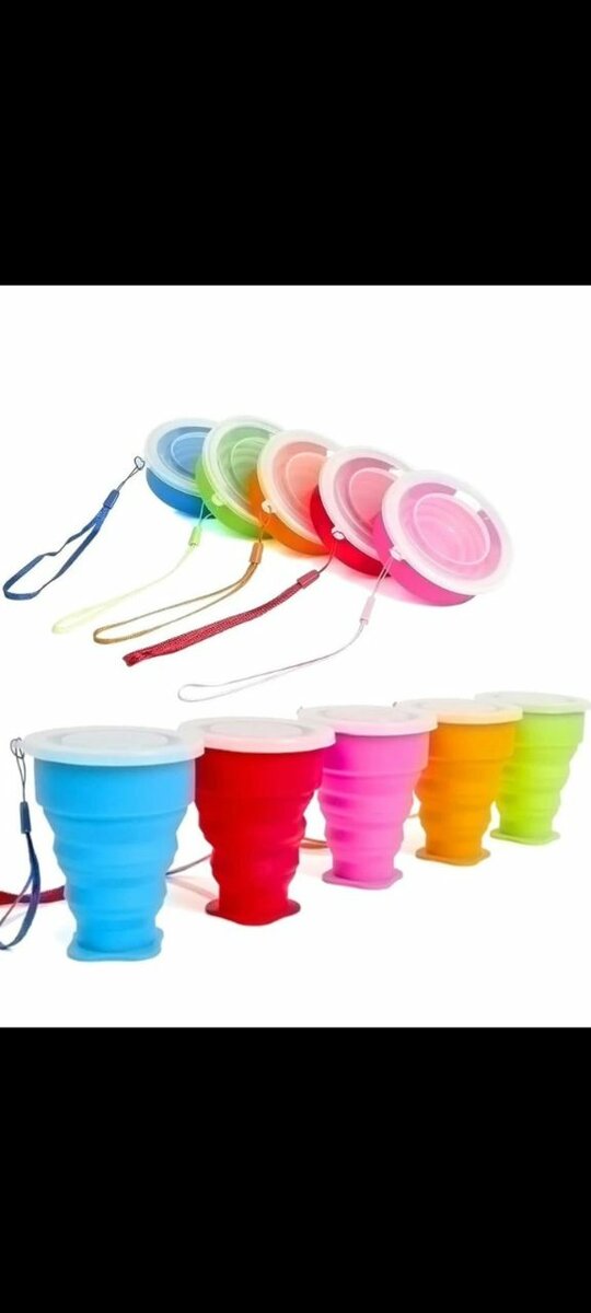 Tasse Pliante de Voyage Colorée