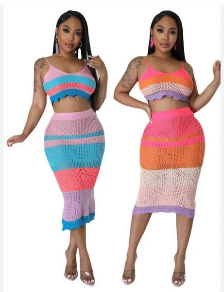 Ensemble Crochet Coloré