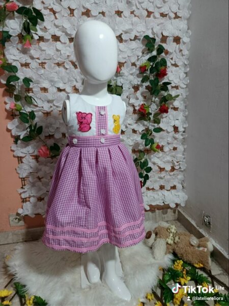 Robe pour enfants rose