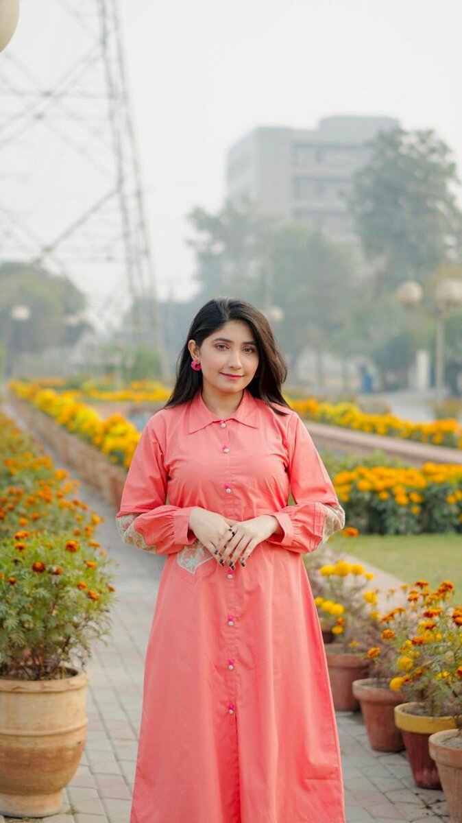 Peach 2 piece tonic set