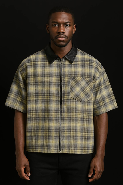 Shinning Ash Cropped Shirt