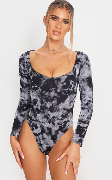 Body manches longues tie-dye