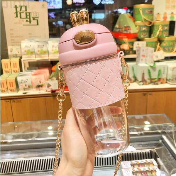 Fancy juice bottle Pink