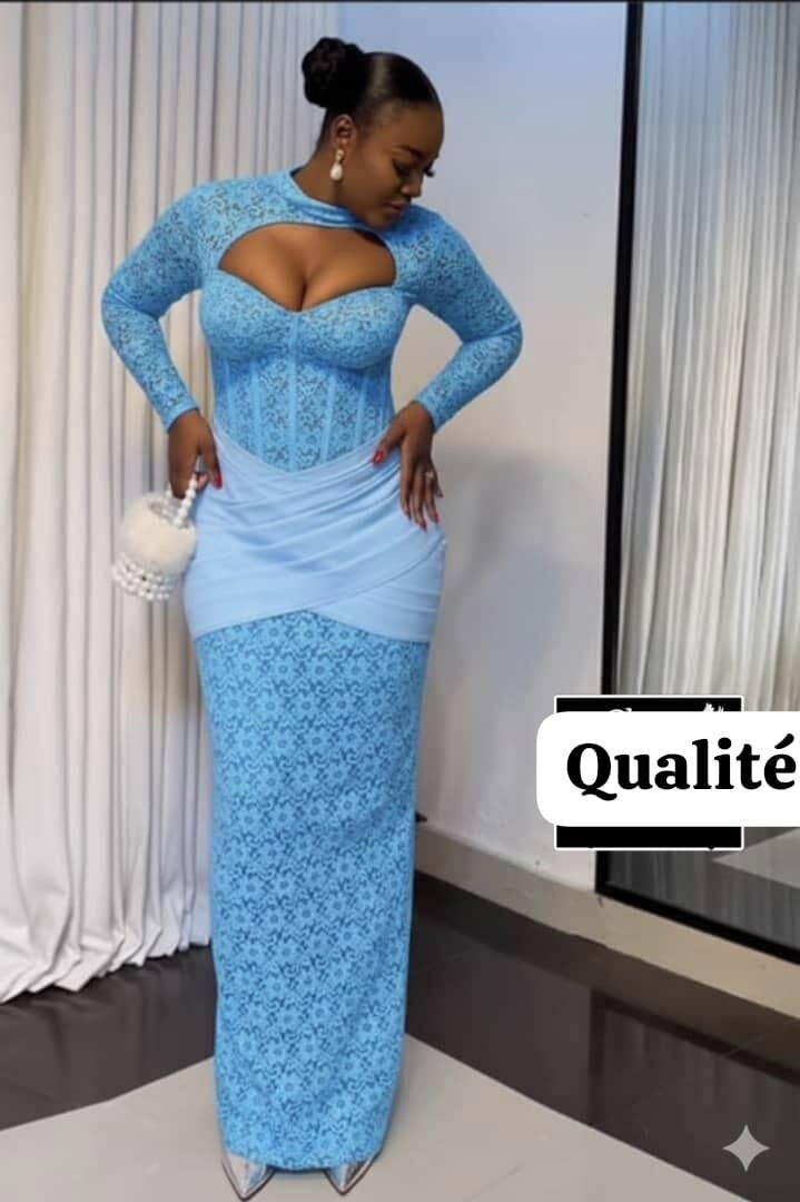 Robe élégante moulante femme