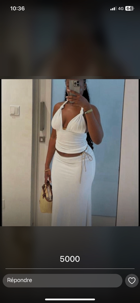 Robe Blanche Élégante