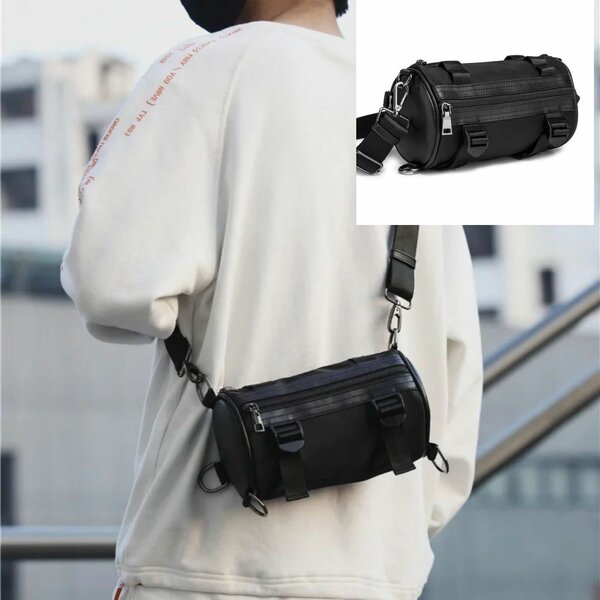 Sac banane noir urbain