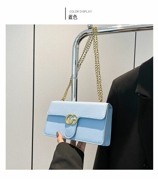 Sac à Main Élégant Bleu