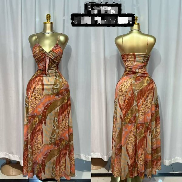 Robe longue bohème élégante