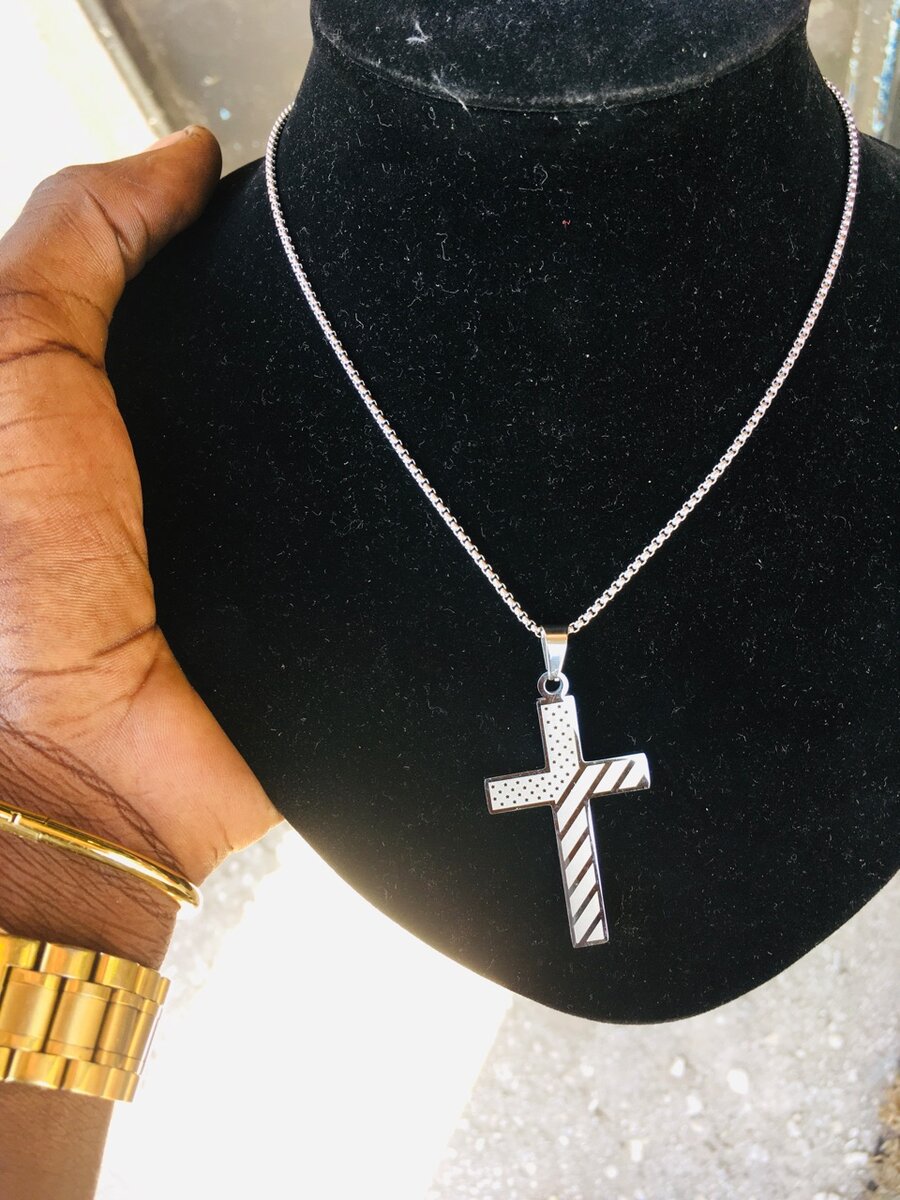 Silver Cross Necklace