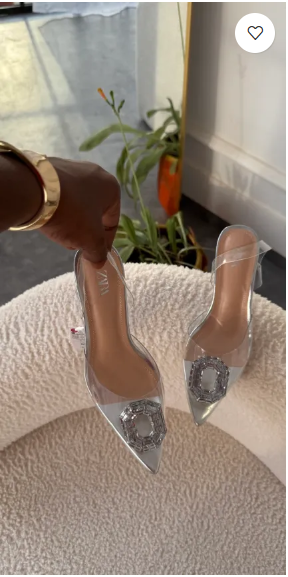 Andie Clear Sling Back Wedding