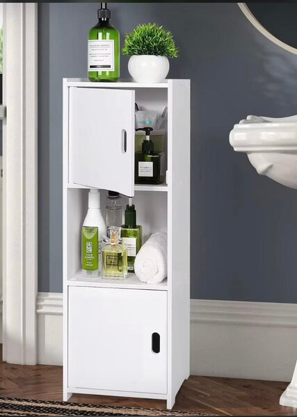 Armoire de salle de bains blanche moderne