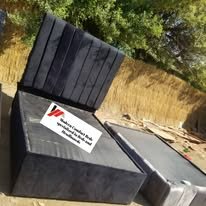 custom made bed with a high base