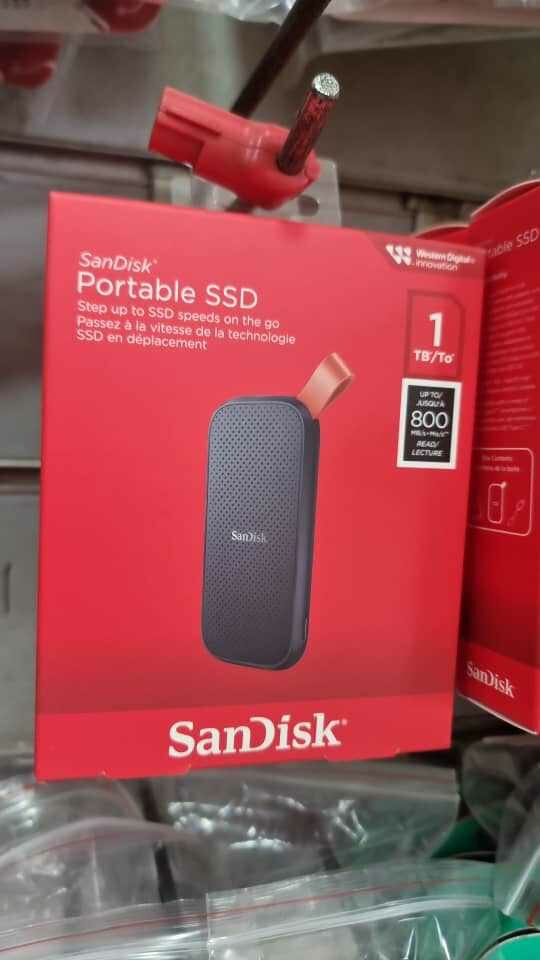 External hard drive Available