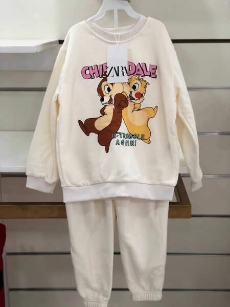 Ensemble Djo Jean blanc petite fille