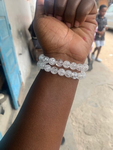 2 Bracelets perles cristal