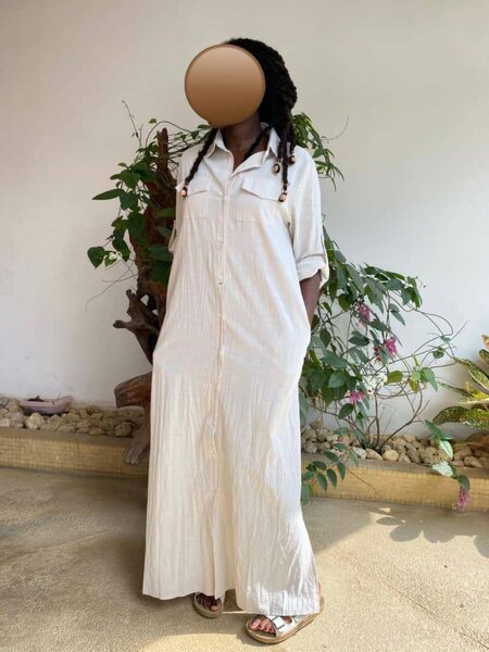 Robe Chemise Longue Bohème (XL