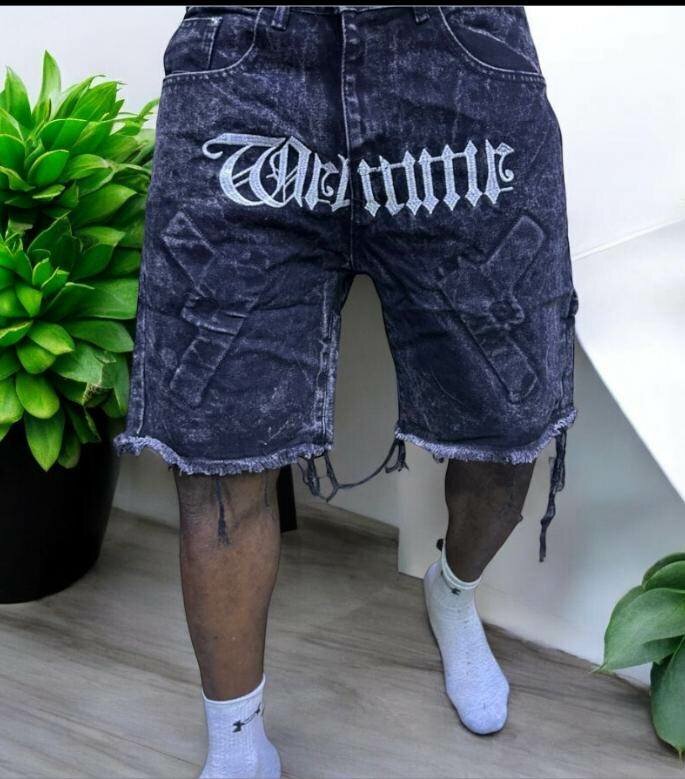 Shorts en jean décontractés homme