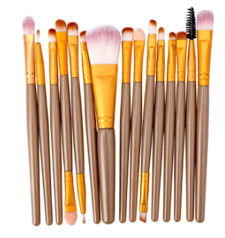 MAANGE 15pcs Professional Makeup Brushes Multifunctional Makeup Brush Set Blending Foundation Eyeshadow Eyeliner maquiagem