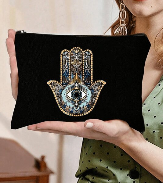 Sac Hamsa Noir Mandala