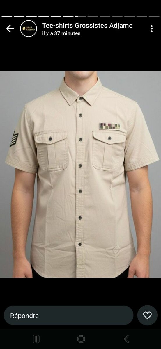 Chemise Héritage Homme Casual