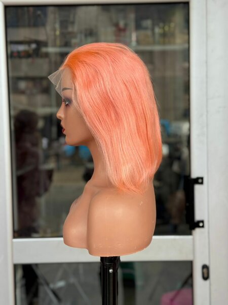 Perruque Lace Front Orange