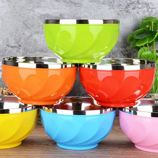 6 set stainless steel bowls