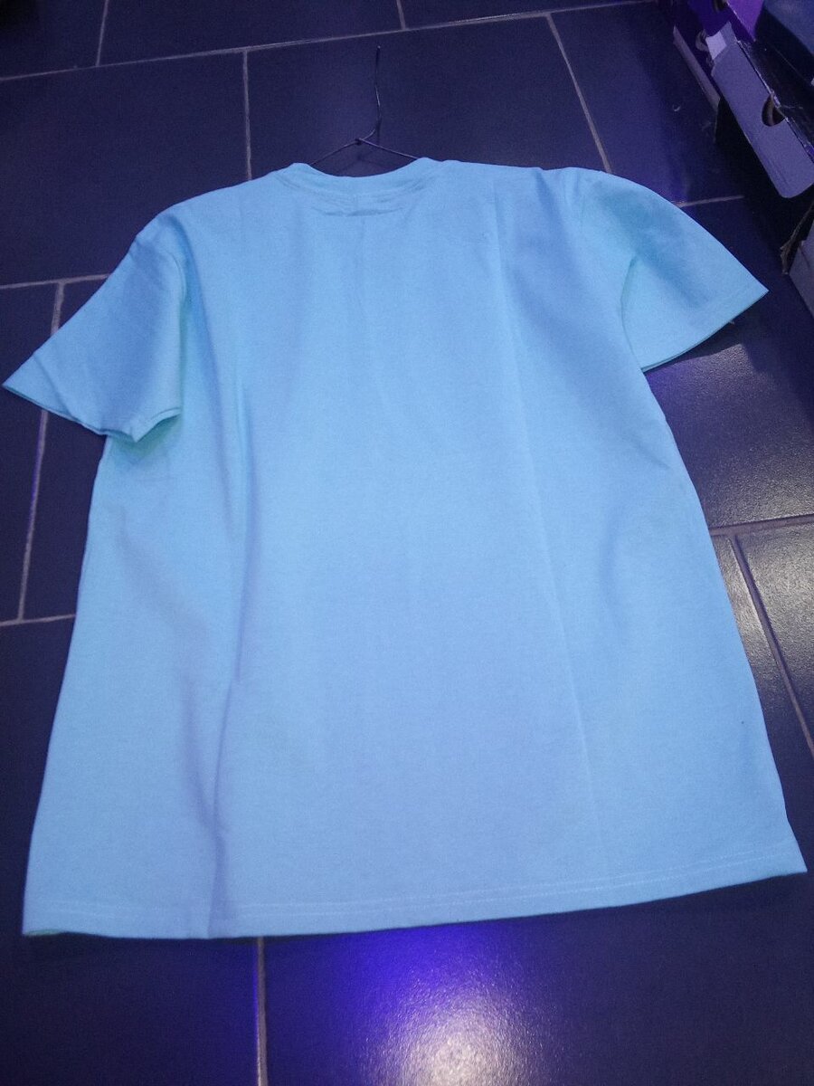 T-shirt bleu Rocklife en coton