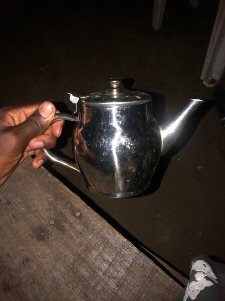 Théière en acier inoxydable