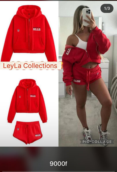 Ensemble casual rouge