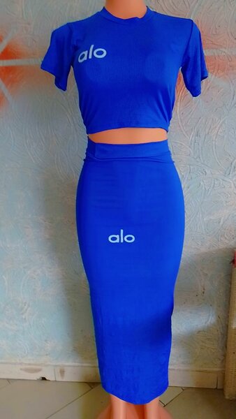 Ensemble chic "Alo" bleu