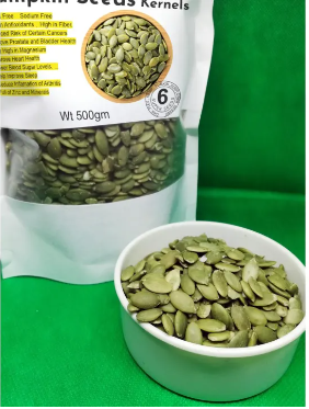 Pumpkin Seeds Kernels 500gm (Inside Green Seed) for Weight Loose and Many Health Benefits