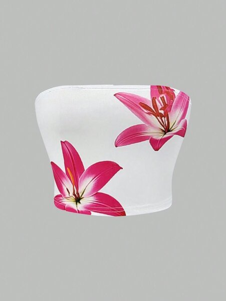 Haut bandeau imprimé floral