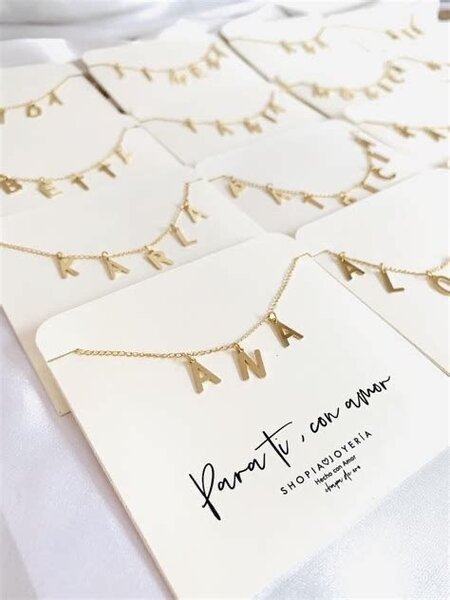 Collier prénom personnalisé