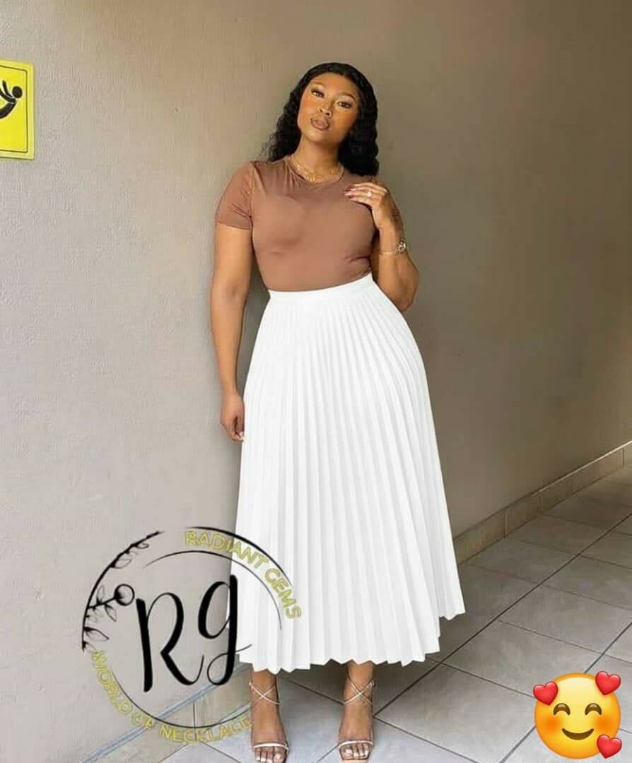 Jupe plissée élégante