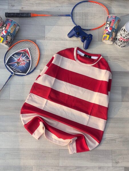 T-shirts rayés décontractés