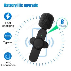 MULTI CONNECTOR DURABLE WIRELESS LAPEL MICROPHONE