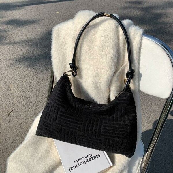 Sac à main texturé élégant