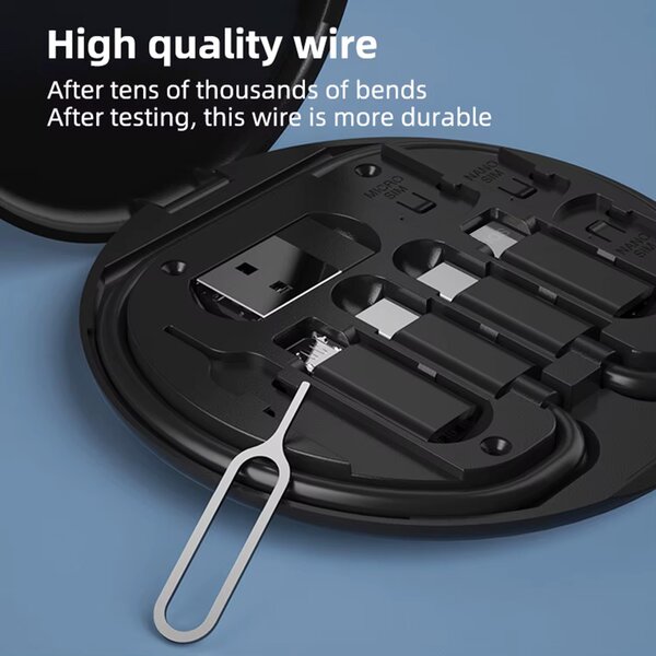 Kit de câbles de charge 6en 1