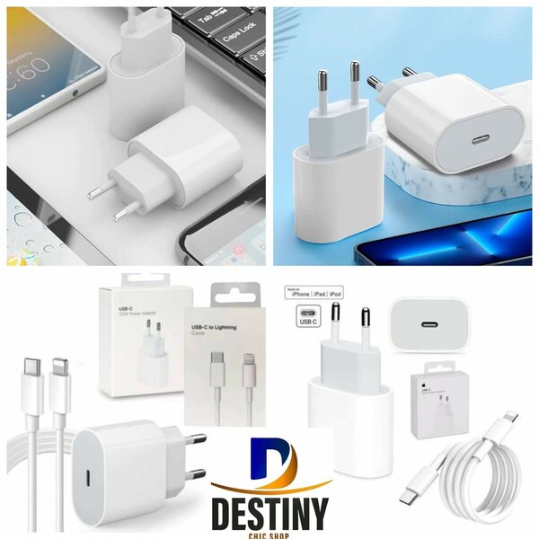 Chargeur iPhone charge rapide