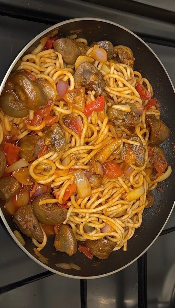 Nouilles sautées aux légumes